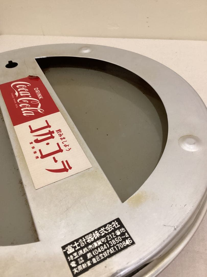 コカコーラ 温度計 レトロ coca-cola 富士計器 トレー おぼん