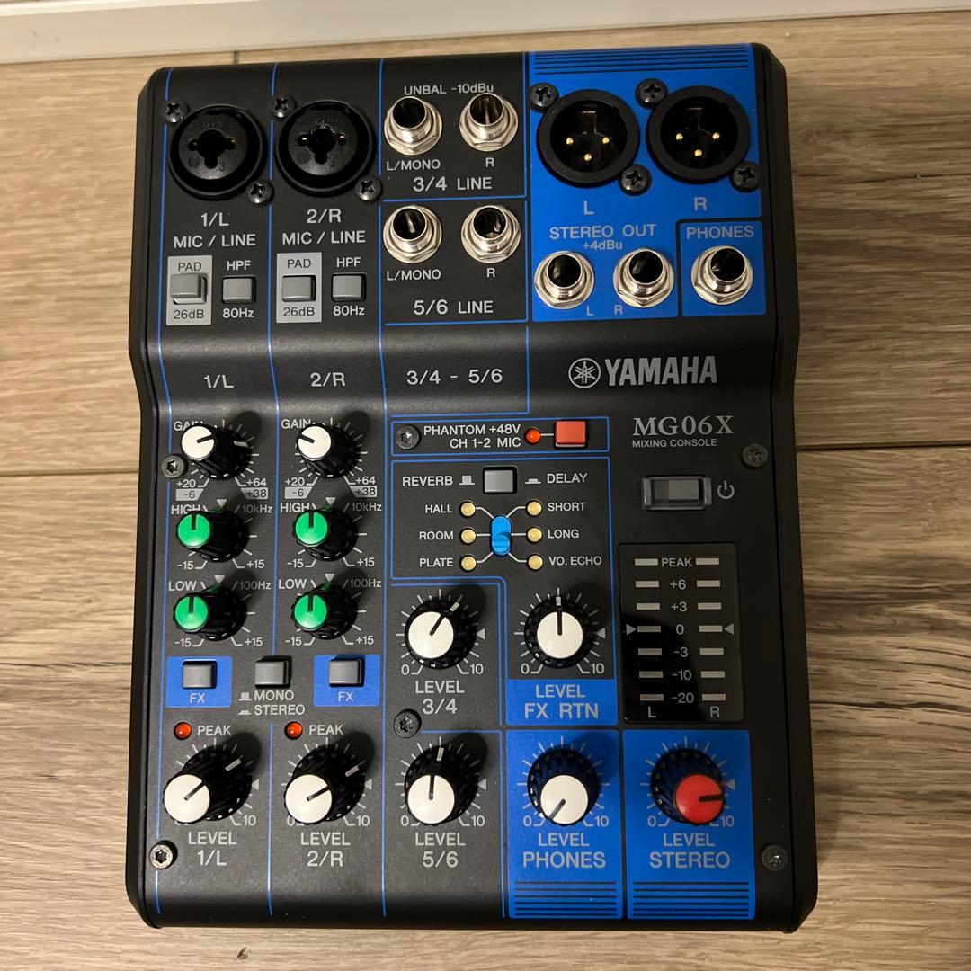 ま*る様 YAMAHA MG06X アナログミキサー
