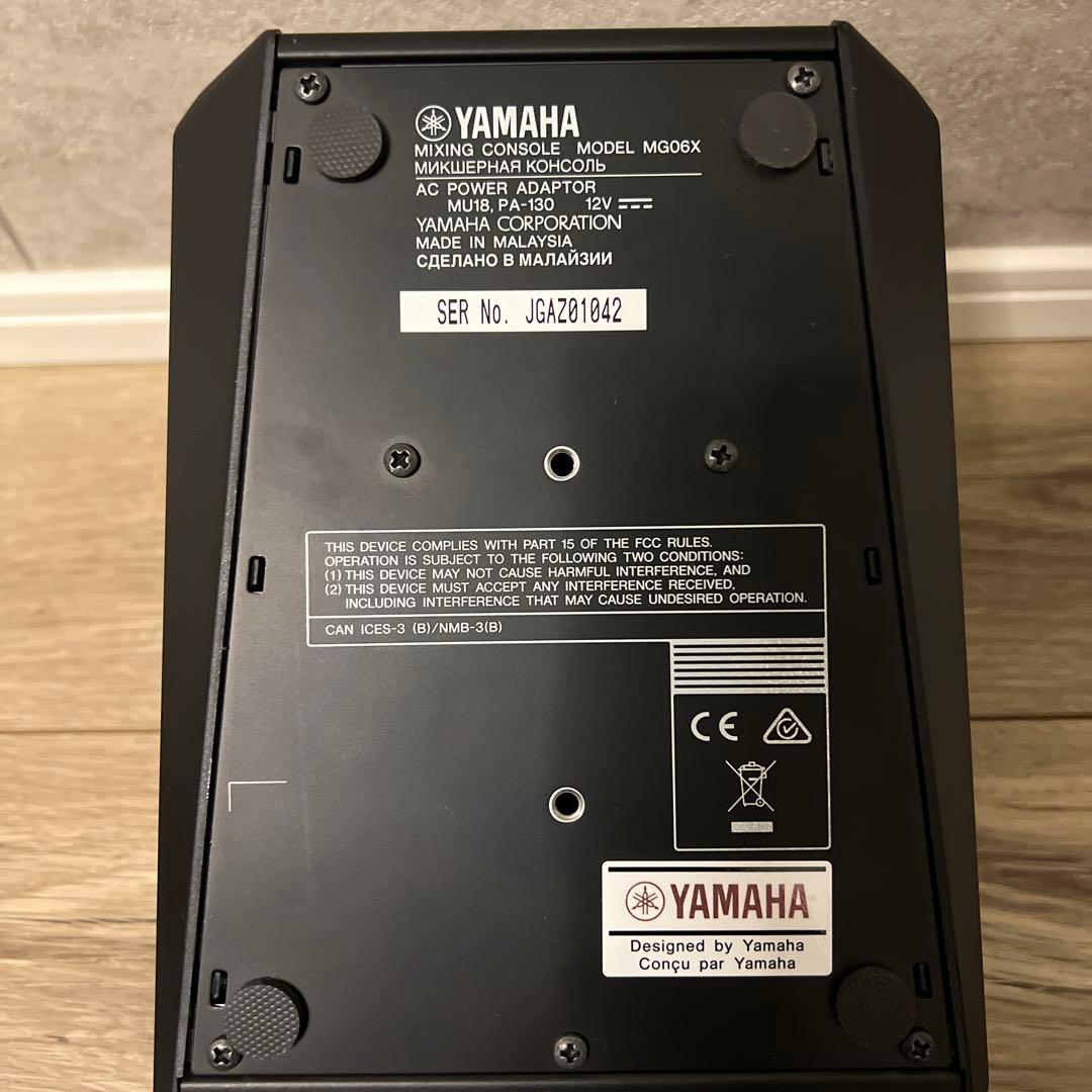 ま*る様 YAMAHA MG06X アナログミキサー