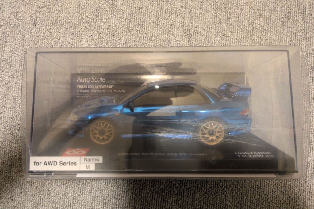京商ミニッツ ASC限定モデル！60th インプレッサ　クロームブルー 京商ミニッツ ASC限定モデル！60th インプレッサ クロームブルー
