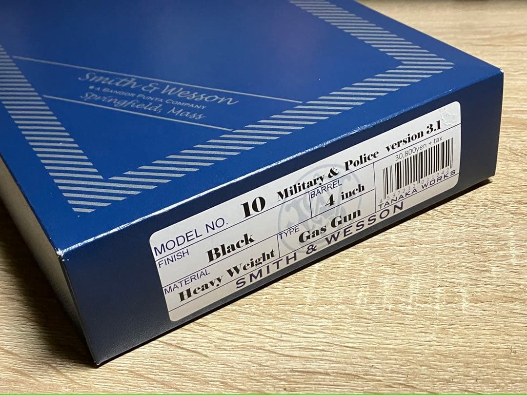 タナカワークス S&W M10 ver3.1 4インチ HW ガスガン