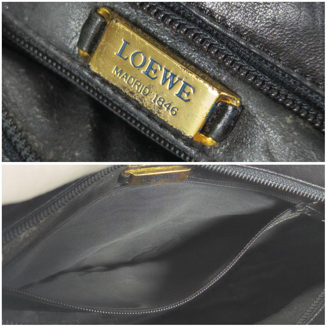 LOEWE ロエベ ナッパレザー ショルダーバッグ アナグラム