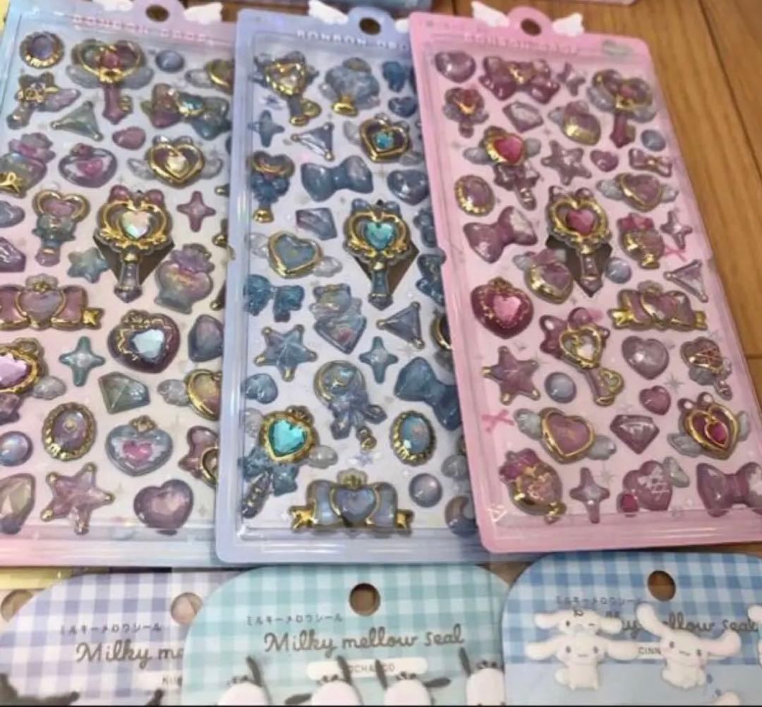 正規品⭐︎サンリオ　ちいかわ　ディズニー　ボンボンドロップ　平成女児シール交換