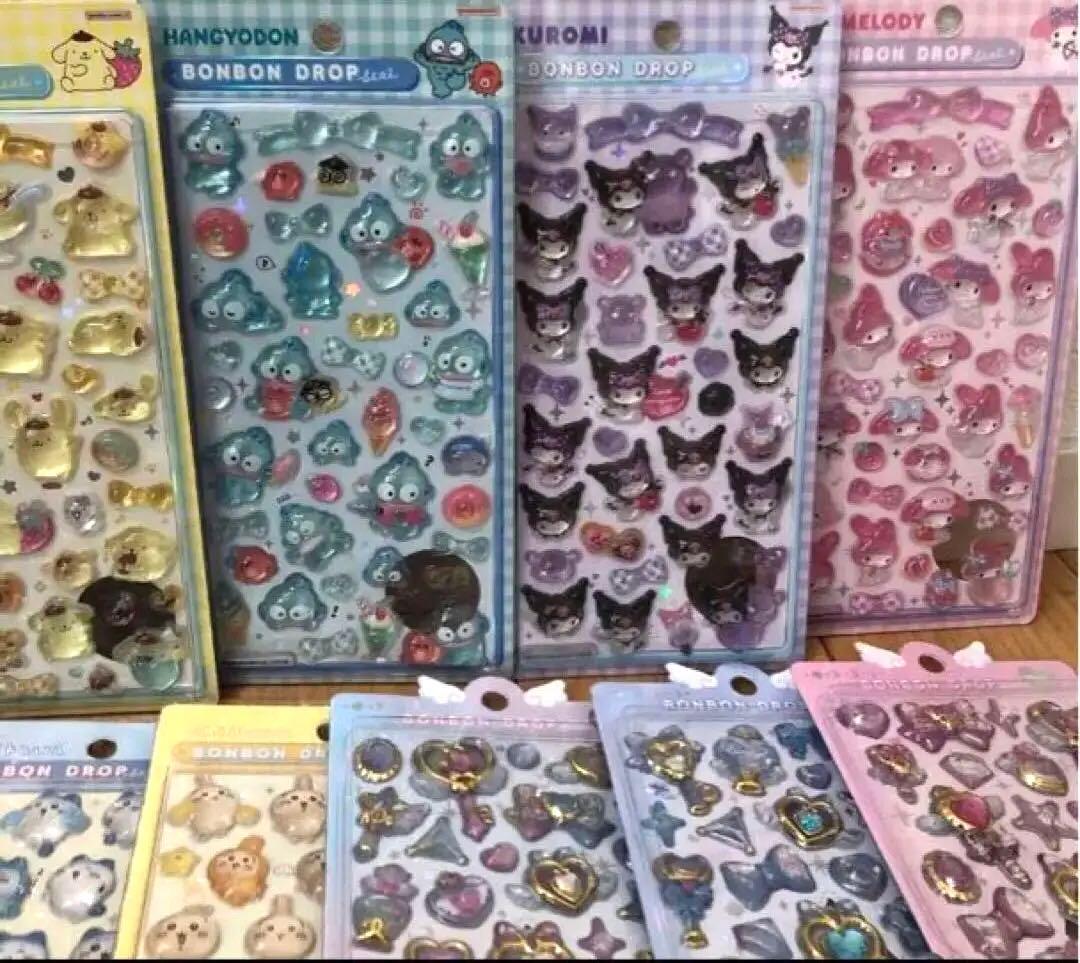 正規品⭐︎サンリオ　ちいかわ　ディズニー　ボンボンドロップ　平成女児シール交換