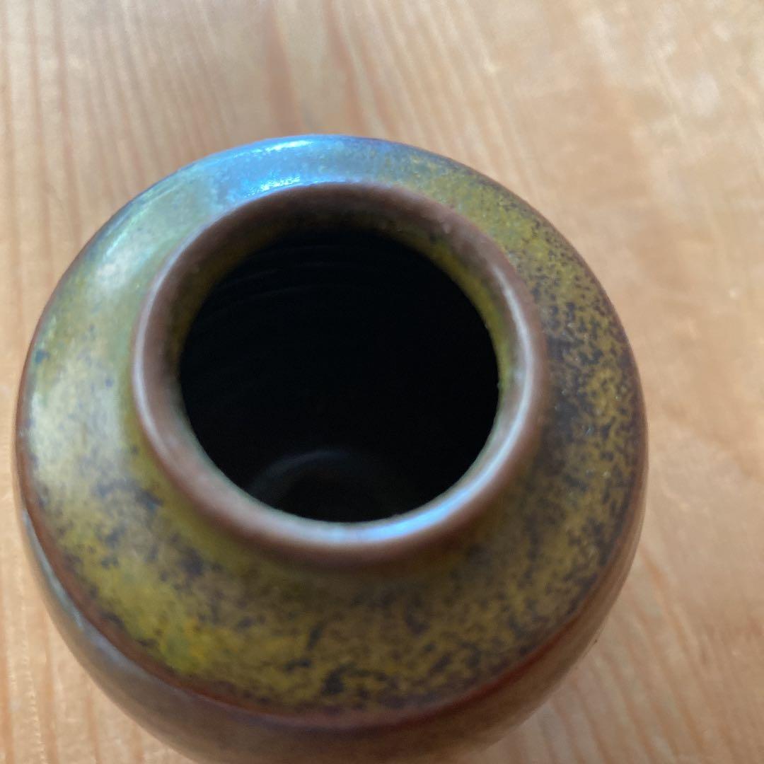 茶道具] 信水窯 丹波 肩衝茶入 (共箱) ○ C99435711 高価