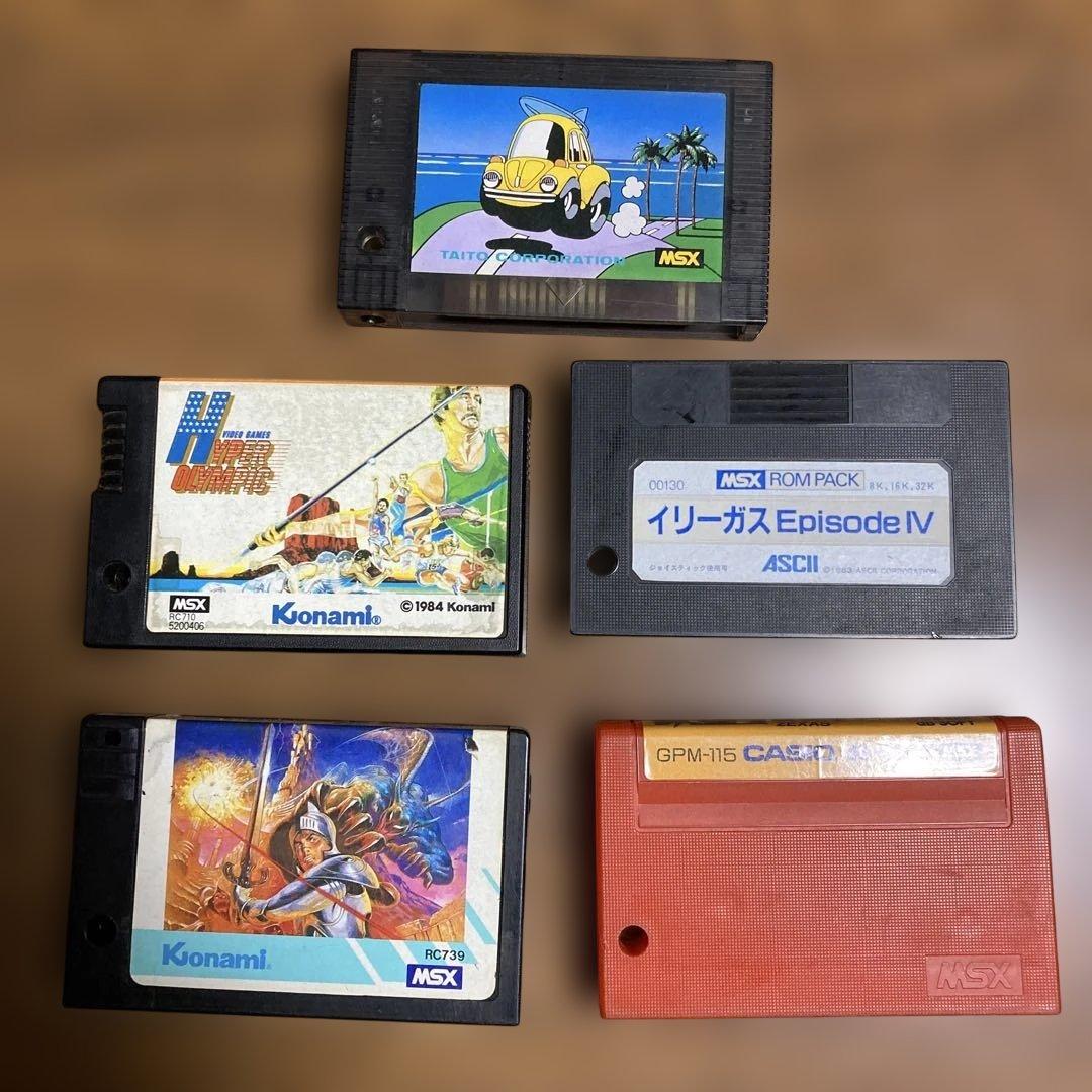 CASIO MX-10 MSXコンピュータ ゲームソフトのオマケ付き