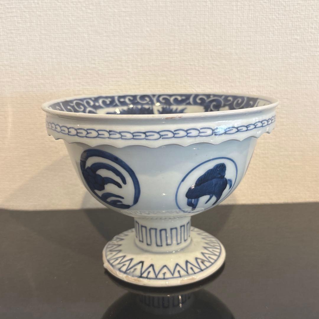 古伊万里 染付盃洗 - メルカリ