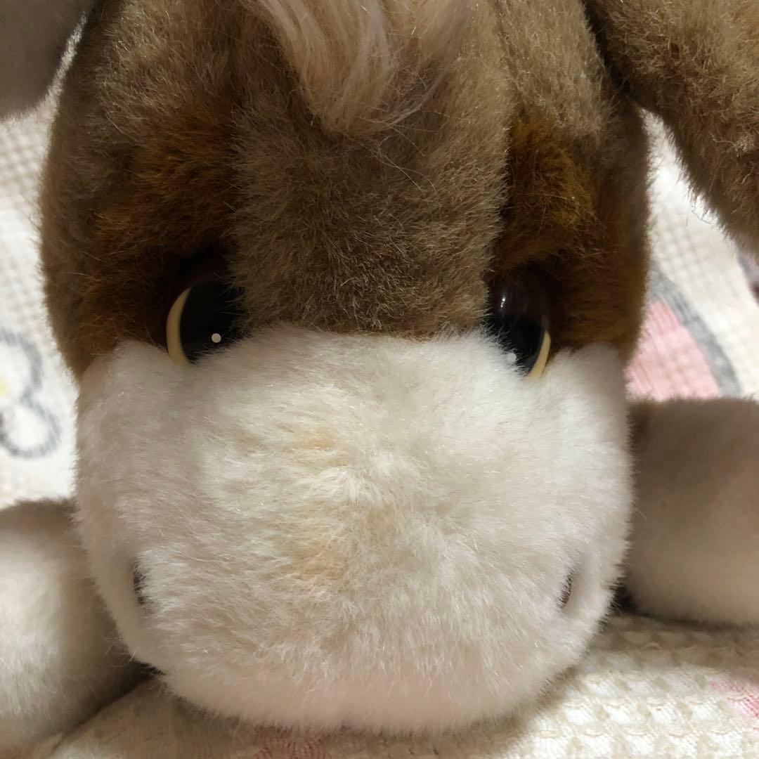 吉徳　昭和レトロ　ヴィンテージ ロバ　ホンキー　ぬいぐるみ　中古品　紙タグ付き