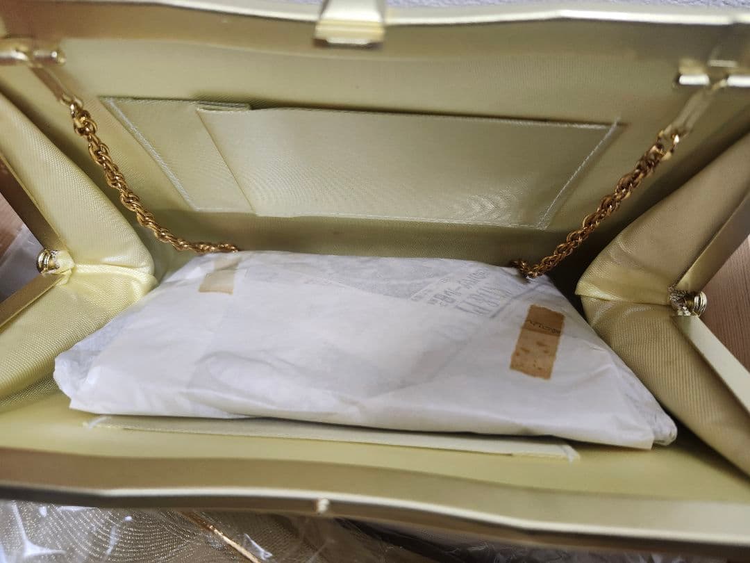 新品✨和装草履バックゴールド　フォーマル　結婚式新郎新婦母留袖　成人式振袖　木箱