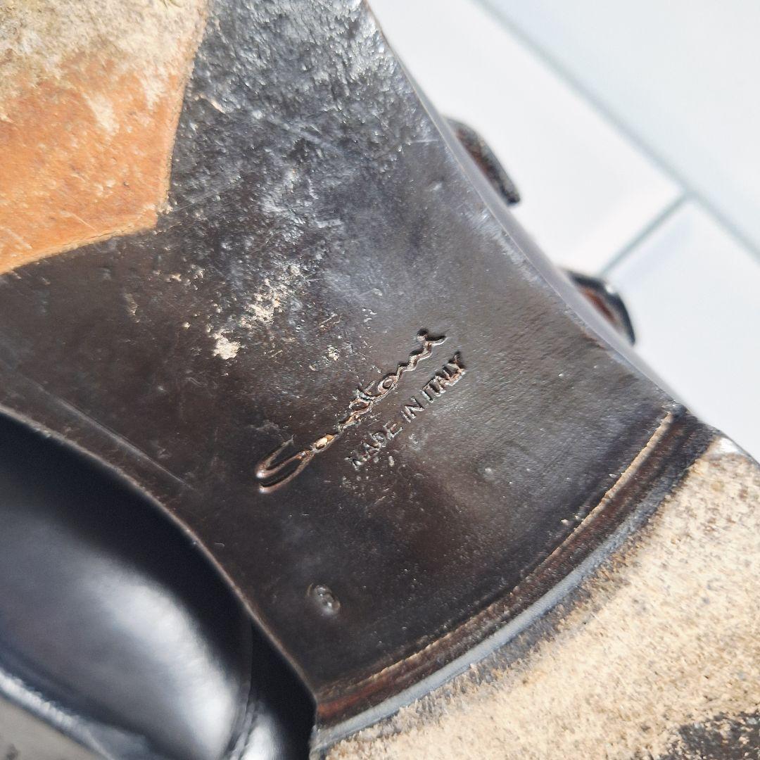 yellow☆ Santoni サントーニ ダブルモンク 25.5