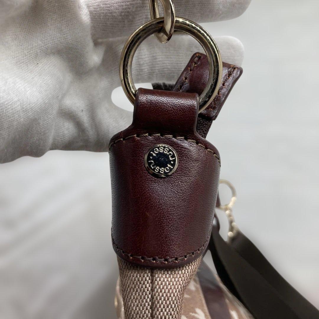 新品未使用❣️ russet ラシット キャンバス ショルダーバッグ ブラウン