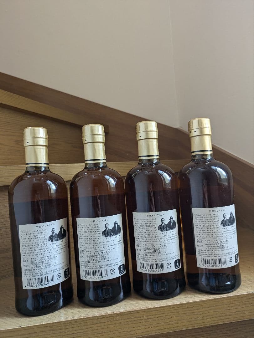 貴重品【旧ラベル】竹鶴 ピュアモルト 700ml 4本セット