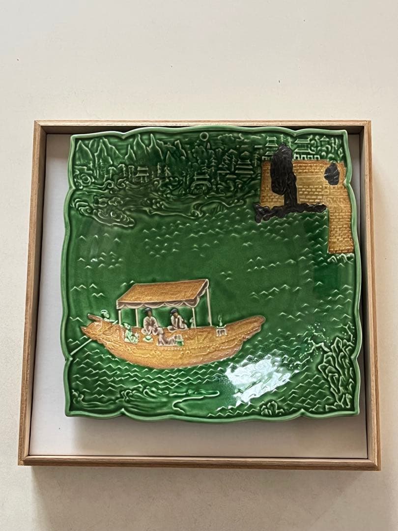 絵画油彩画油絵「三陸の海」4F 菊地正則渡仏美品手描き原画額付き