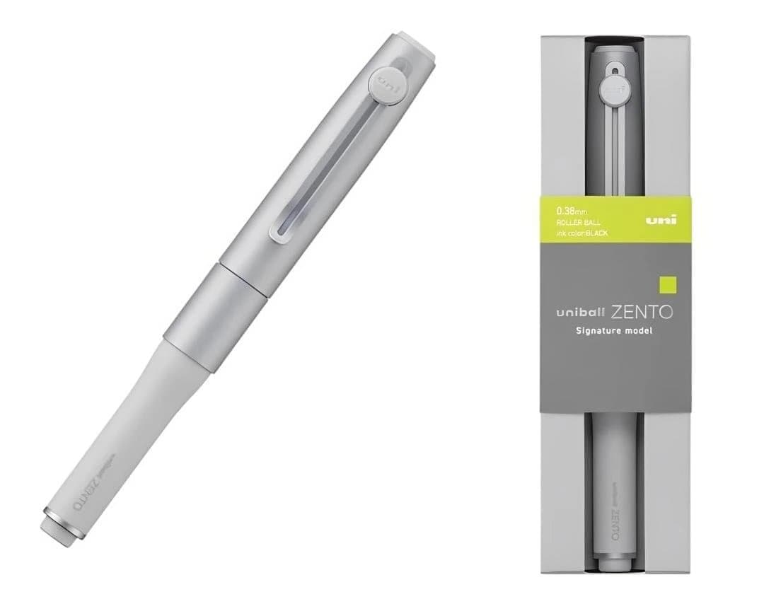 新品 シルバー 4本セット ユニボール ゼント zento シグニチャーモデル