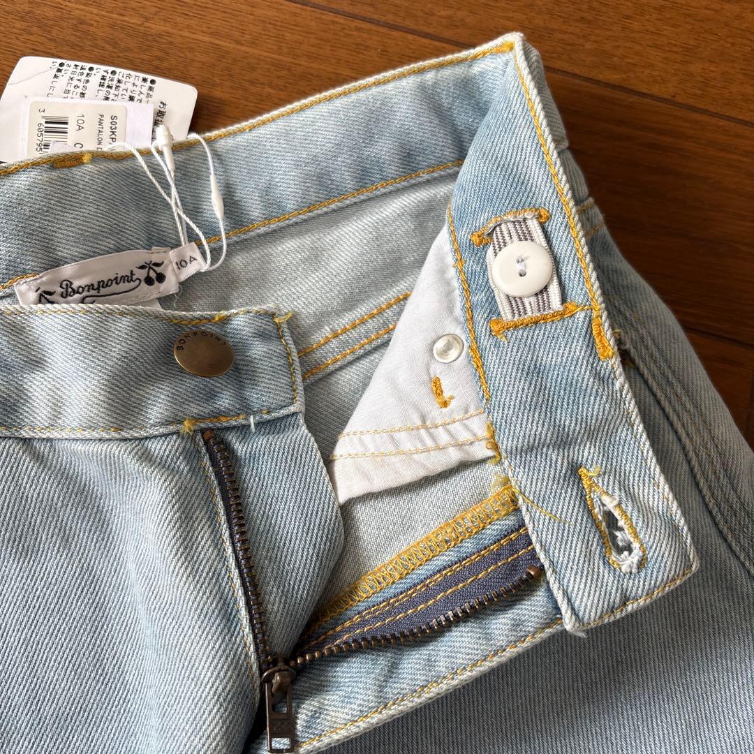 新品】Bonpointボンポワン デニムパンツ ブルージーンズ 10A
