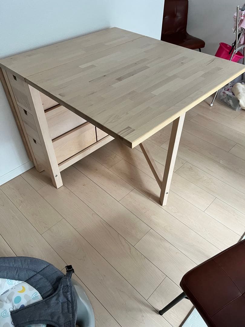 【送料込み】IKEA ノールデン NORDEN ゲートレッグテーブル