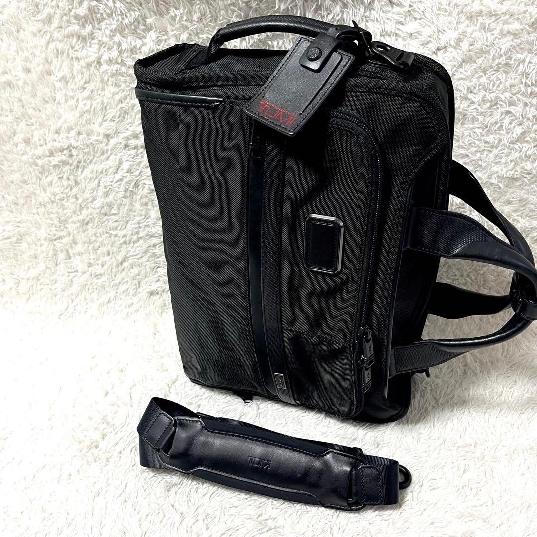 ✨未使用級✨TUMI 3way ALPHA3 ビジネスバッグ リュック ブラック