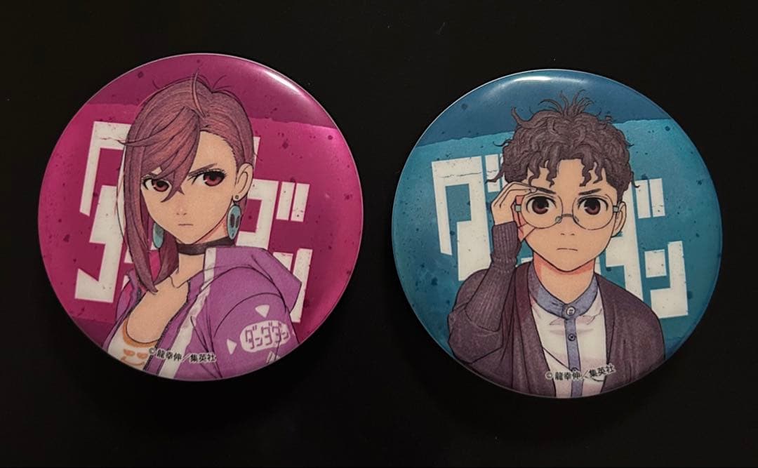 ダンダダン メタリック缶バッジ 第1弾 高倉健 綾瀬桃 オカルン