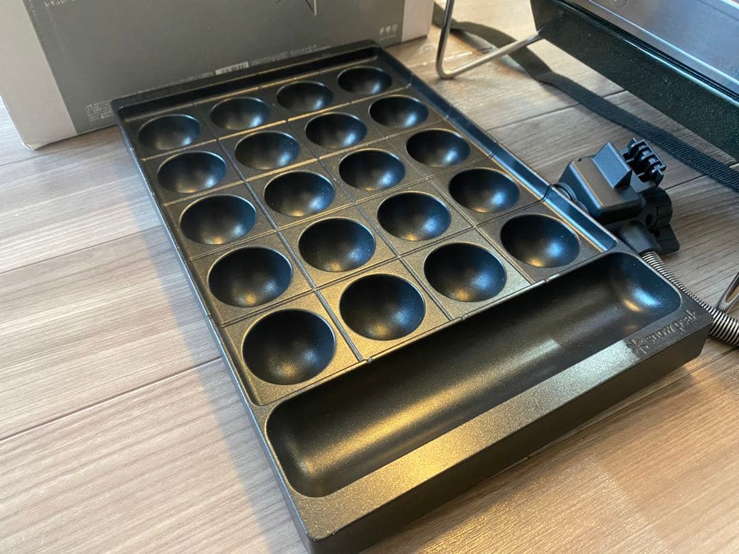 美品　スノーピーク　雪峰苑　グリルバーナー　たこ焼きプレートセット