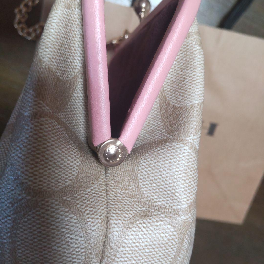 コーチバック　ポシェット　がま口　ポーチ