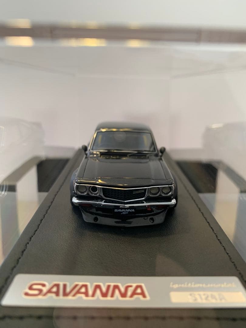 イグニッションモデル　1/43 サバンナ　S124A セミワークス　ブラック