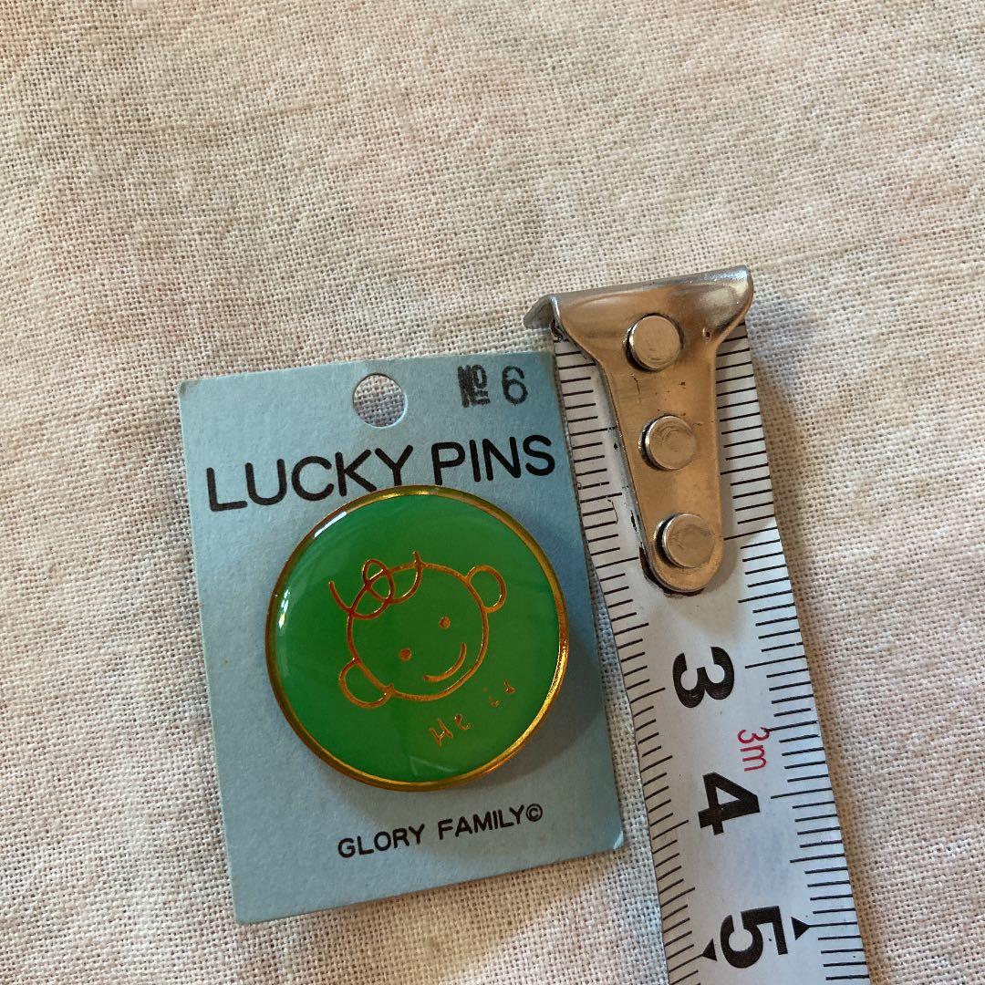 ピン　ピンバッジ　グローリーファミリー　ラッキーピンズ