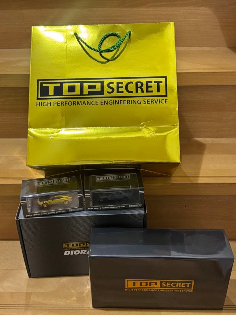 TOPSECRET 1:64 BOXSET 東京オートサロン 4点セット TOPSECRET 1:64 BOXSET 東京オートサロン 4点セット - メルカリ