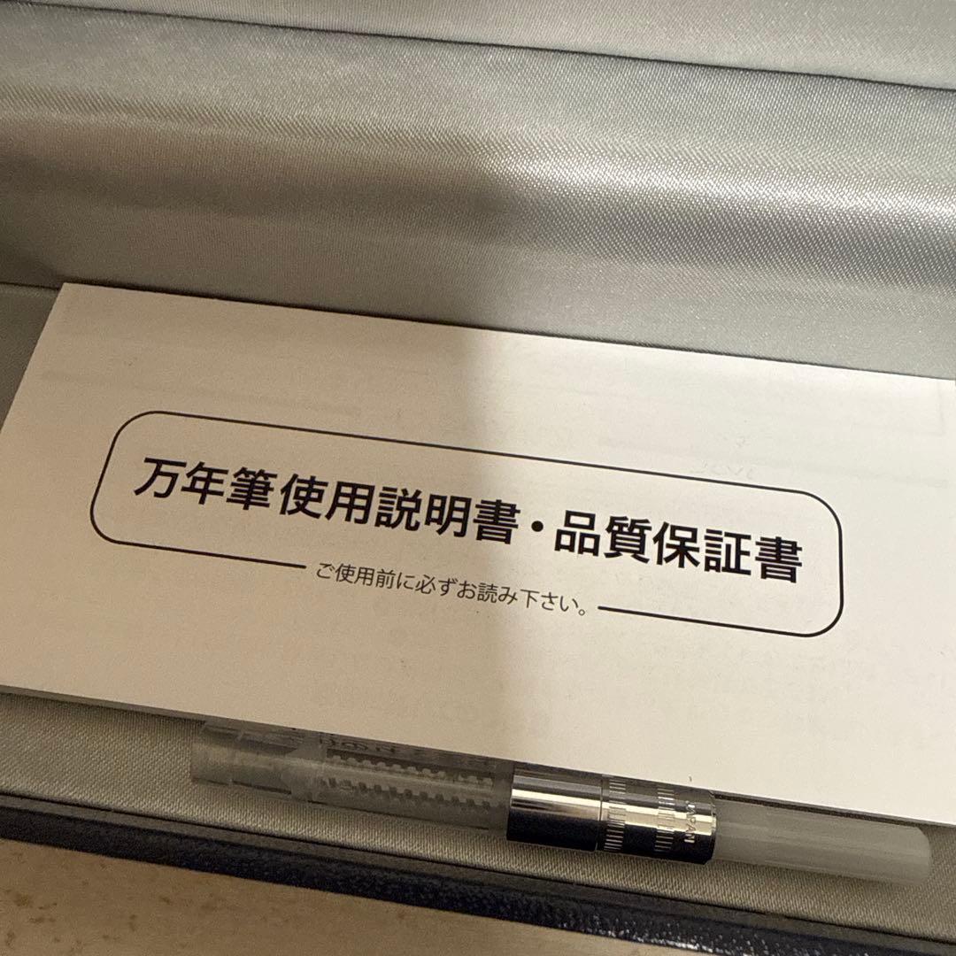 八文字屋　銀山スノーグレー　細字F インク付き