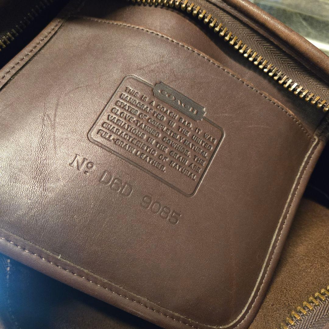 COACH　オールドコーチ　ショルダーバッグ　レザー　バケツ型　ワンショルダー
