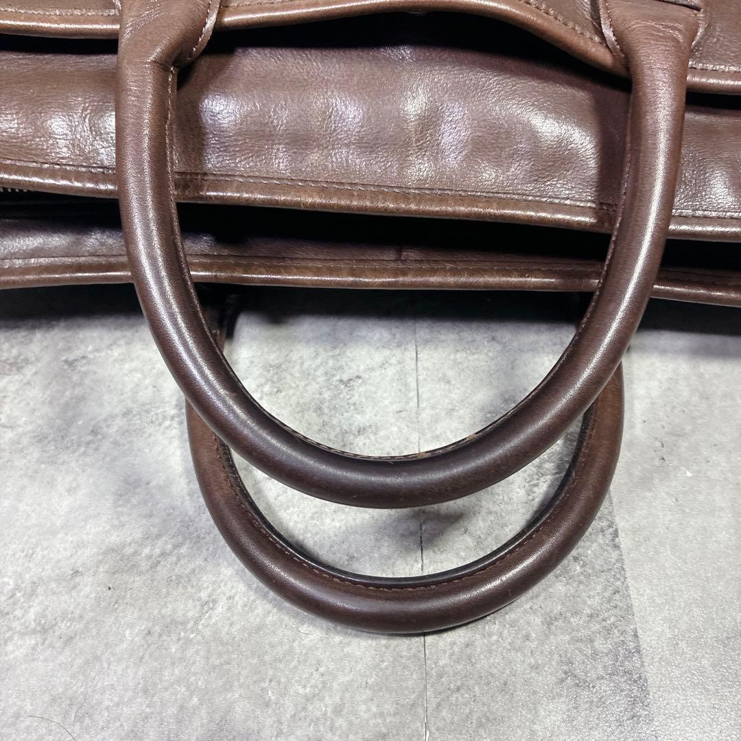 【良品】✨POTER オールレザー　ビジネスバック　ブラウン