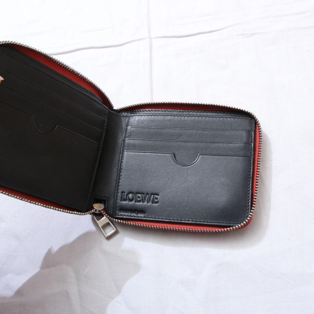 最終お値下げ　LOEWE ロエベ エンボスアナグラムジップアラウンドウォレット