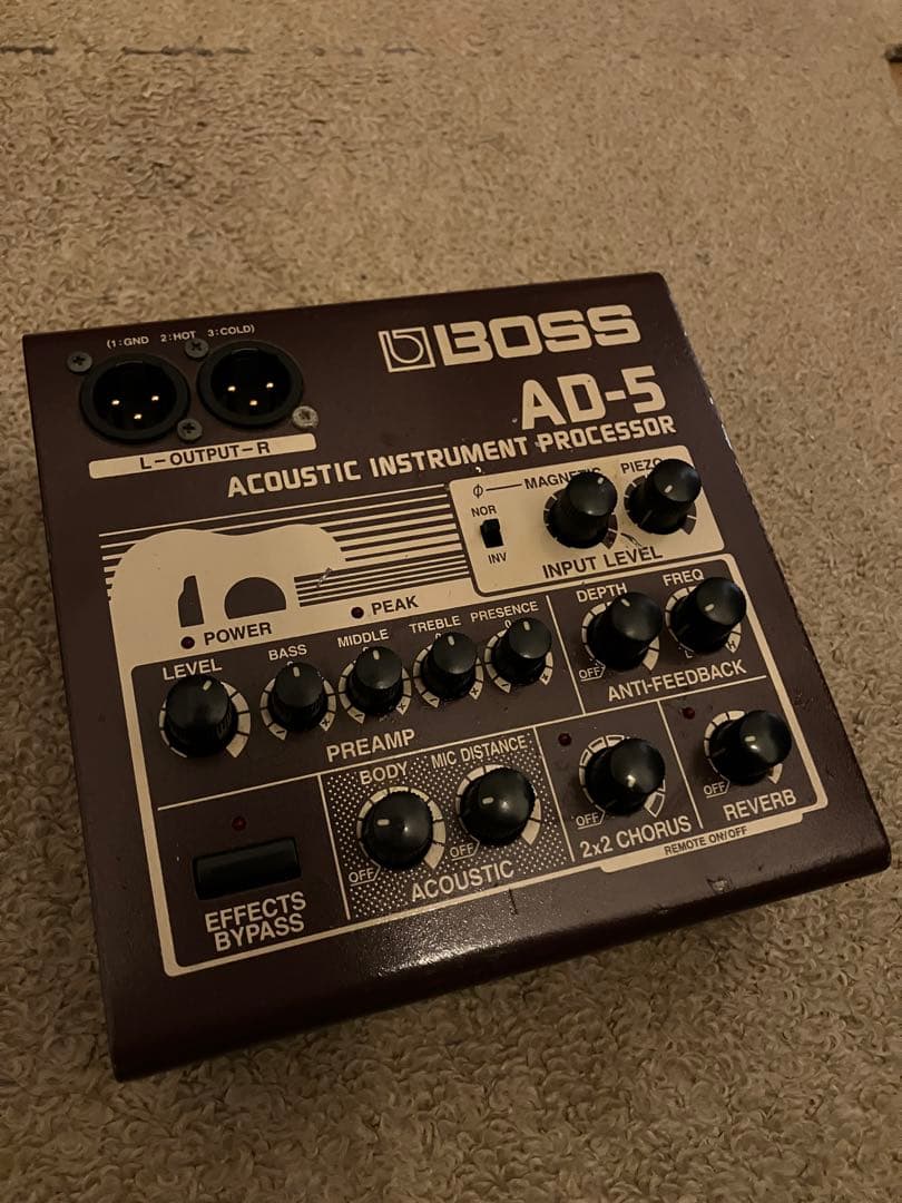 アコースティックギター用プリアンプ BOSS AD-5