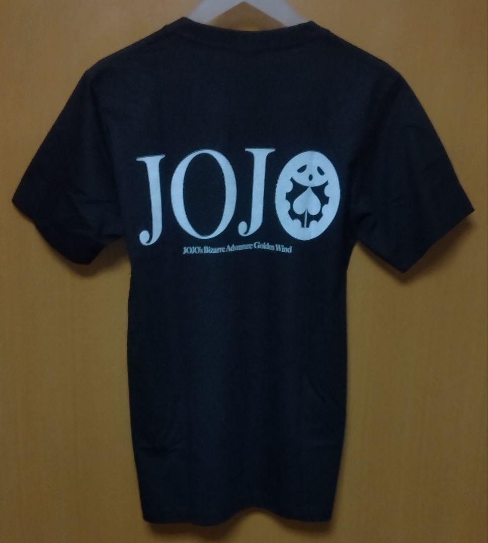 新品:ジョジョの奇妙な冒険「黄金の風●ロゴ入りプリントTシャツ」