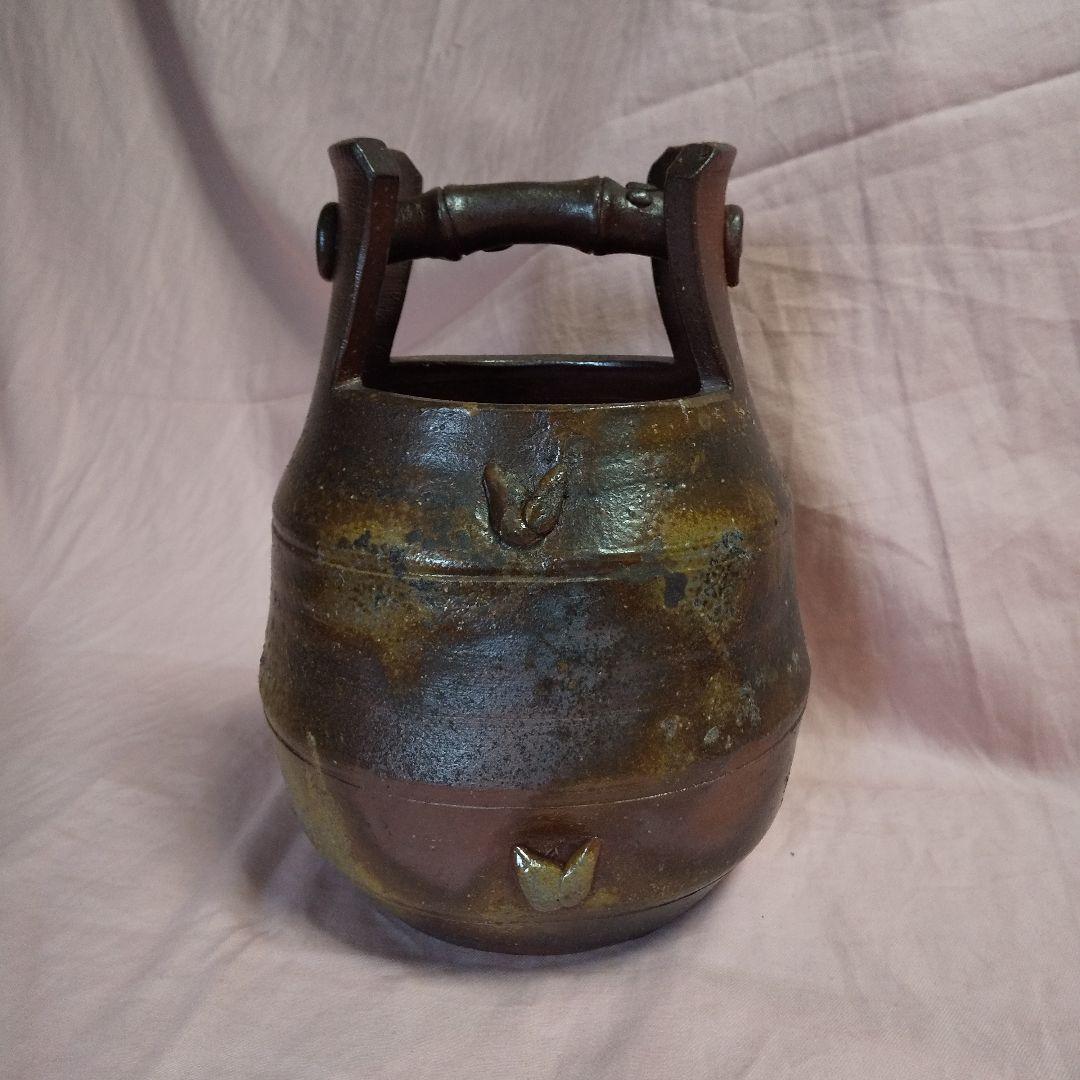 備前焼 小西陶古 花生け 備前焼 小西陶古 花生け 【公式通販】