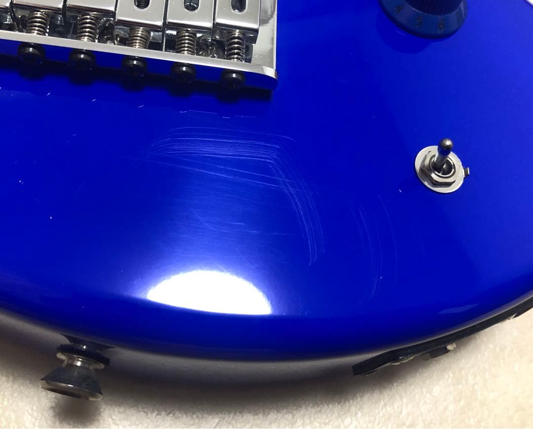 セール8/17まで【美品！】ZO-3 ブルー アンプ内蔵ミニギター ケース付