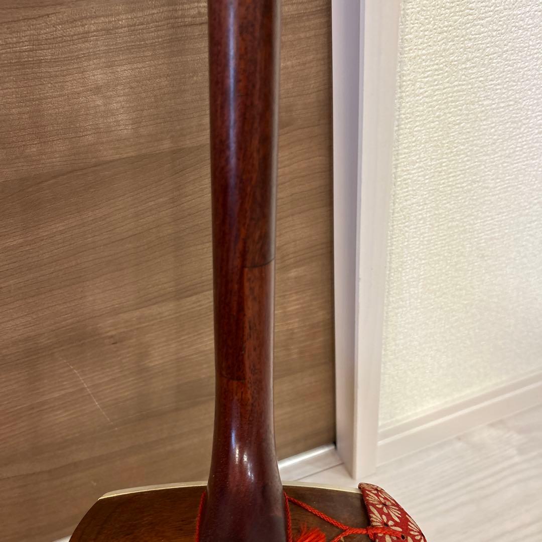 レトロ 三味線 花梨 太棹 義太夫 津軽三味線 民謡 弦楽器 和楽器