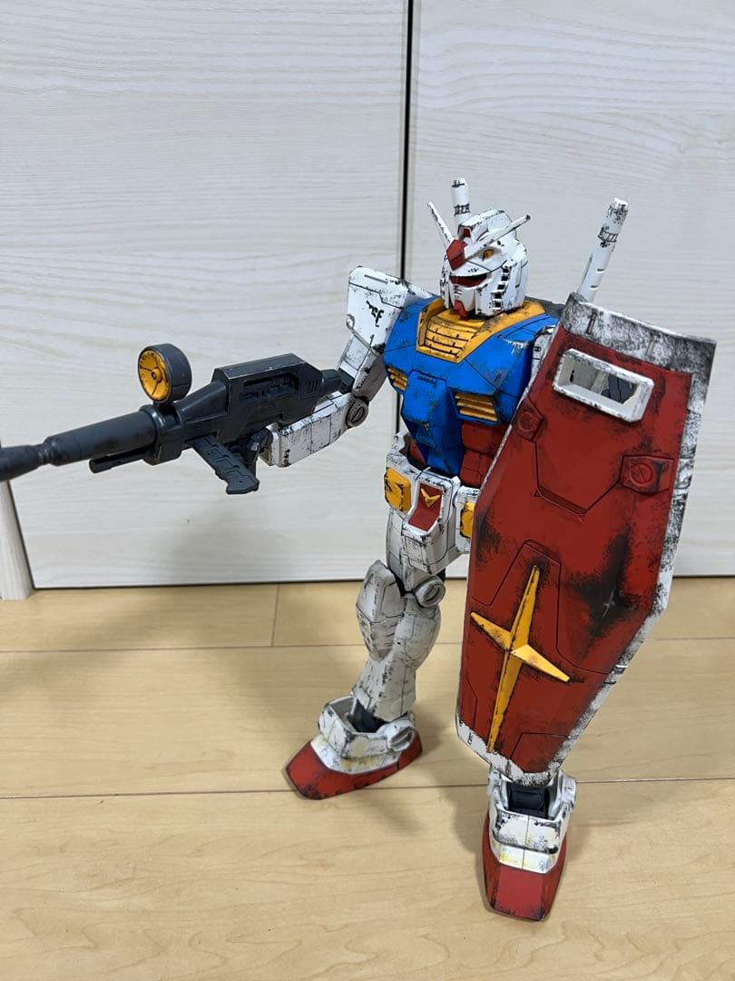 ウェザリング塗装・完成品】1/48 メガサイズモデル RX-78-2ガンダム