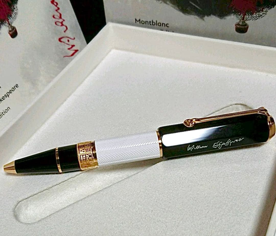 未使用品 モンブラン 作家シリーズ ウィリアム・シェイクスピア