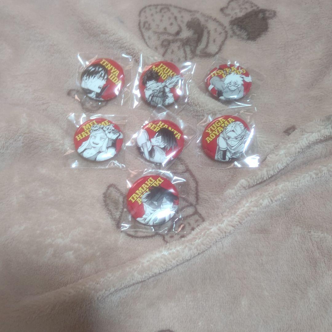 ヒロアカ　オールスター缶バッチ