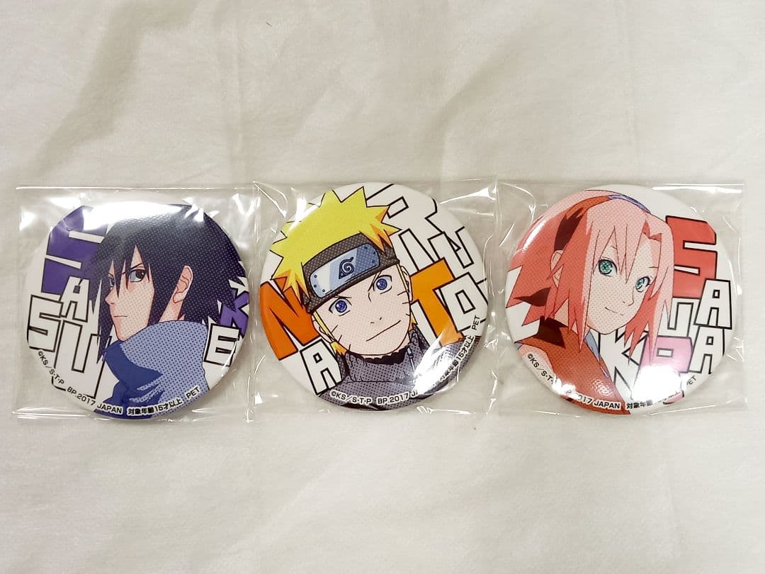 NARUTO プライズ缶バッジ 飛段 角都