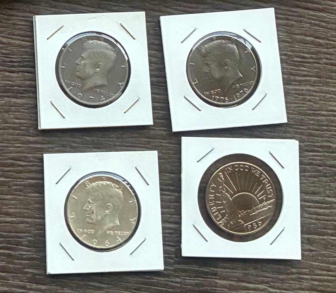 古銭 アメリカ ケネディ ハーフダラー　 銀貨　記念硬貨セットオリンピック