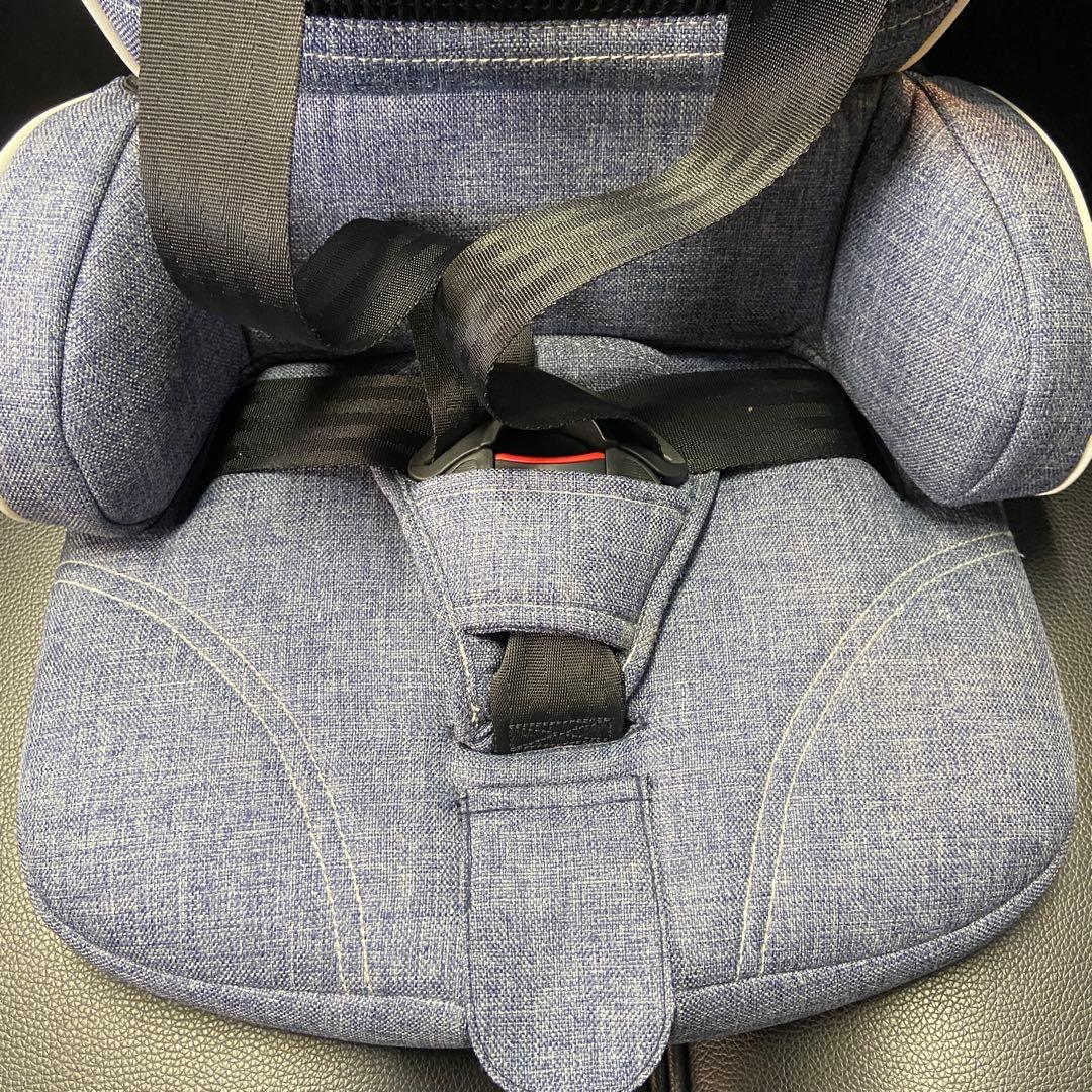 美品⭐️日本育児　 トラベルベストEC+（イーシープラス） デニム　ジュニアシート