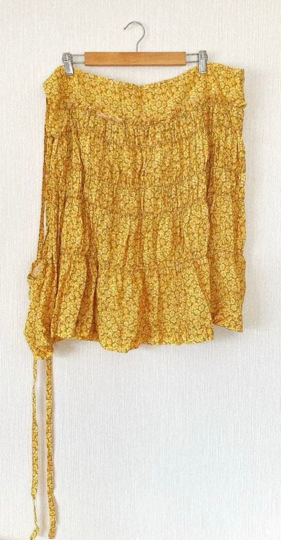 tricot COMME des GARÇONS フラワープリント スカート