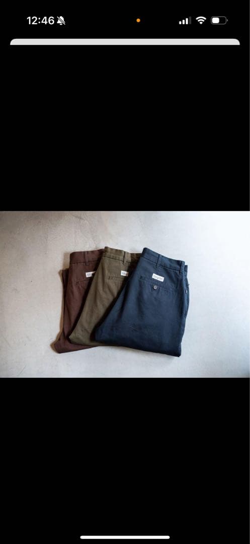ブルーラグUTSxPWAxBLUE LUG BIKE CHINO ネイビー M