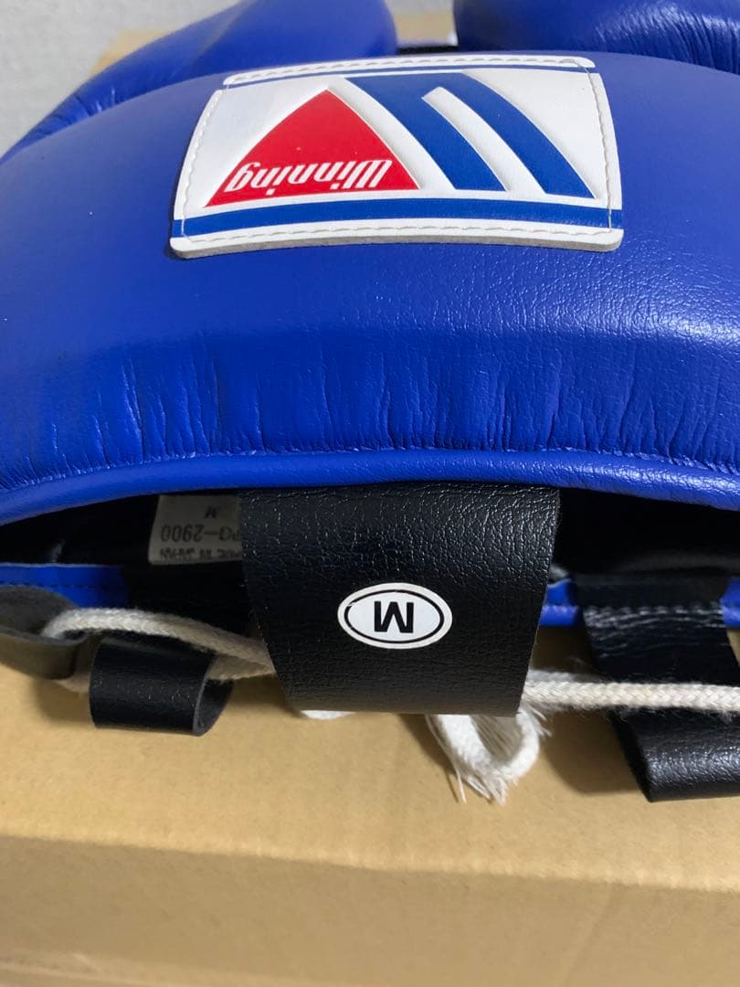 Winning ヘッドギア 青 Mサイズ