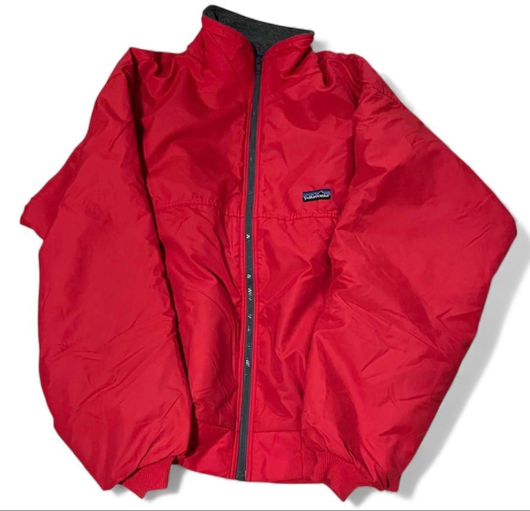 ひ*る様 80s USA製Patagonia シェルドシンチラ L レッド
