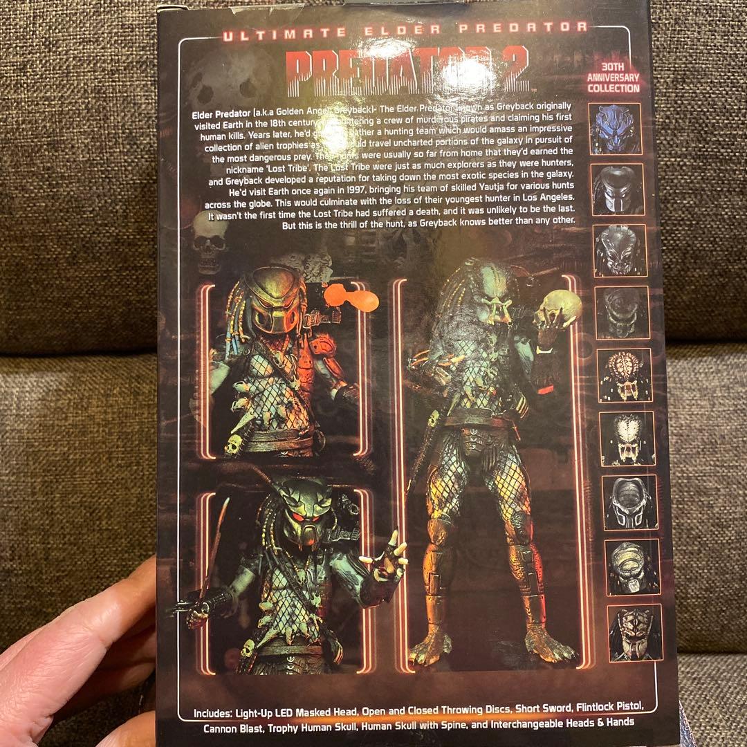 最終価格　美品レア　NECA アルティメットエルダープレデター7インチ　開封済み