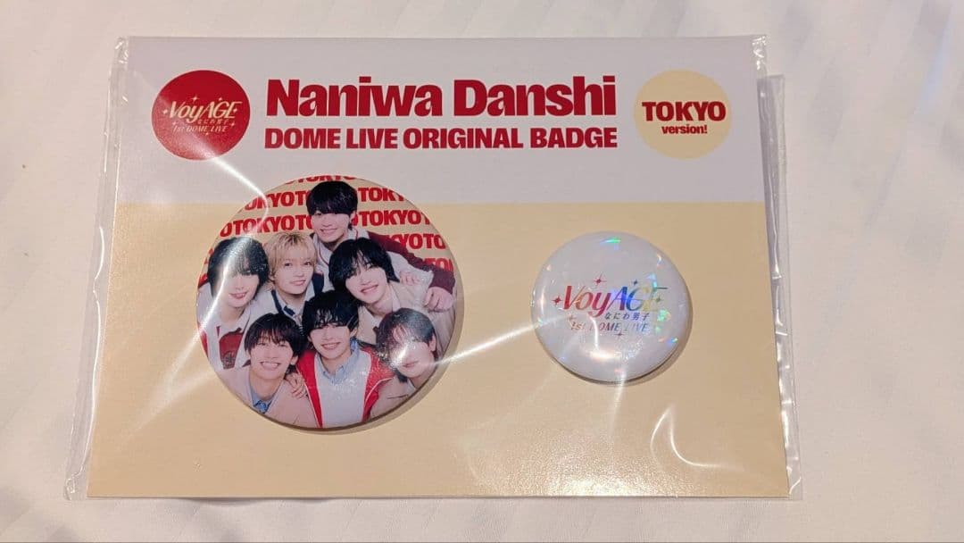 なにわ男子 東京ドーム1/12会場限定 ステッカー チケット型カード