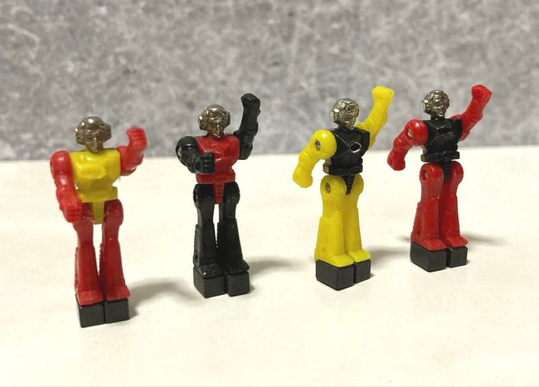 ダイアクロン 隊員 赤黒 黄黒 ほか4点 当時物 タカラ