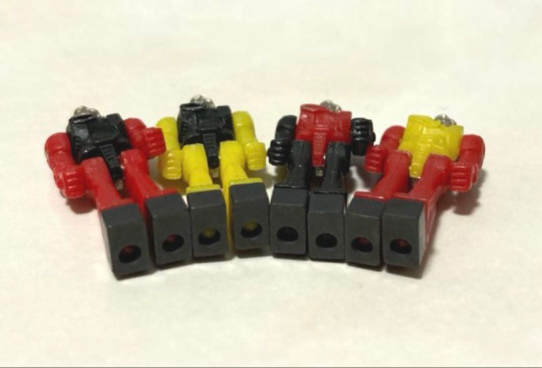 ダイアクロン 隊員 赤黒 黄黒 ほか4点 当時物 タカラ